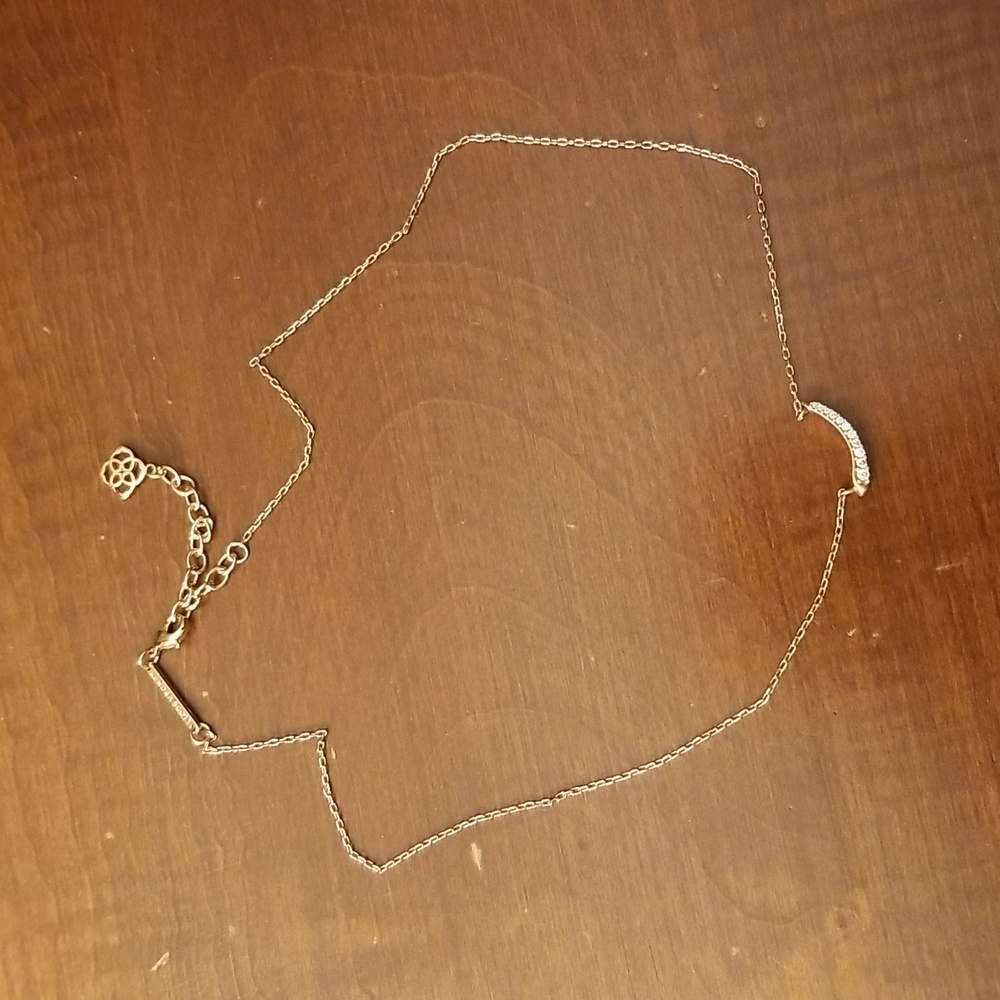 Kendra Scott rose gold necklace